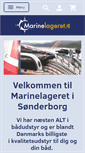 Mobile Screenshot of marinelageret.dk